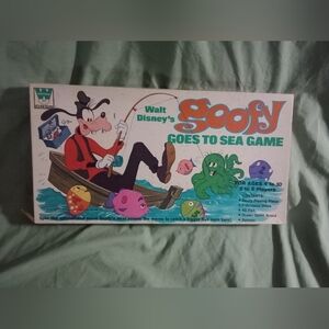 Vintage Goofy Goes To Sea Board Game 1972 Walt Disney Kids Childreni
